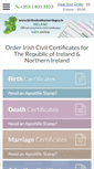 Mobile Screenshot of birthsdeathsmarriages.ie